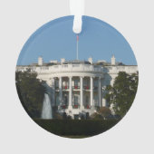 Kerstwit huis in Washington DC Ornament (achterkant)