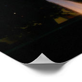 Kerstwit huis in Washington DC Poster (Hoek)