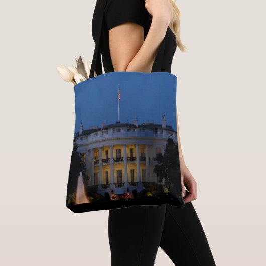 Kerstwit huis in Washington DC Tote Bag (Dichtbij)