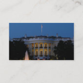 Kerstwit huis in Washington DC Visitekaartje (Achterkant)