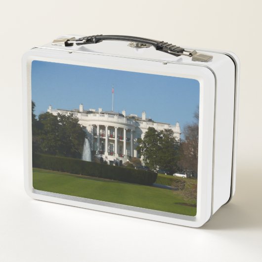 Kerstwit huis voor Feestdagen Washington DC (Achterkant)