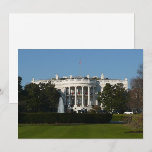 Kerstwit huis voor Feestdagen Washington DC (Voorkant / Achterkant)