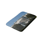 Kerstwit huis voor Feestdagen Washington DC Badmat (Gekanteld)