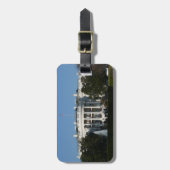 Kerstwit huis voor Feestdagen Washington DC Bagagelabel (Voorkant verticaal)