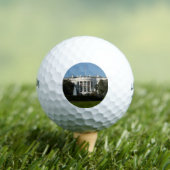 Kerstwit huis voor Feestdagen Washington DC Golfballen (Insitu Shirt)