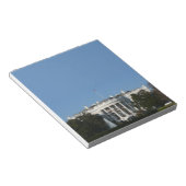 Kerstwit huis voor Feestdagen Washington DC Notitieblok (Schuin)