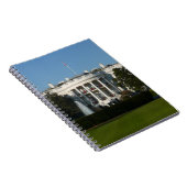 Kerstwit huis voor Feestdagen Washington DC Notitieboek (Rechterzijde)