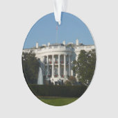 Kerstwit huis voor Feestdagen Washington DC Ornament (voorkant)