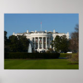 Kerstwit huis voor Feestdagen Washington DC Poster (Voorkant)