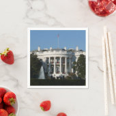 Kerstwit huis voor Feestdagen Washington DC Servet (Insitu)