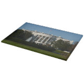 Kerstwit huis voor Feestdagen Washington DC Snijplank (Hoek)