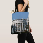 Kerstwit huis voor Feestdagen Washington DC Tote Bag (Dichtbij)