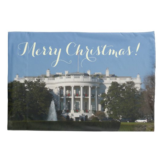 Kerstwit Kussensloop (Achterkant)