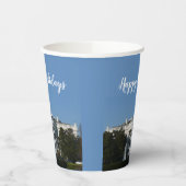 Kerstwit Papieren Bekers (Links)