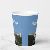 Kerstwit Papieren Bekers (Rechts)