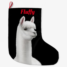 Kerstwitte Alpaca stopzetting Grote Kerstsok