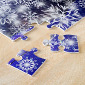 Kerstwitte boom legpuzzel (Zijkant)