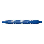 KerstWITTE DEERS Blauwe Inkt Pen (Achterkant)