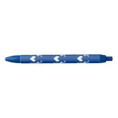 KerstWITTE DEERS Blauwe Inkt Pen (Voorkant)