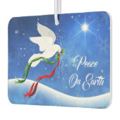 Kerstwitte dove Air Freshener Luchtverfrisser (Links)