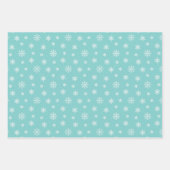 Kerstwitte sneeuwvlokken op de achtergrond van tur inpakpapier vel (Voorkant)