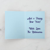 Kerstwoestijn Saguaro Cactus Holiday Kaart (Binnen)