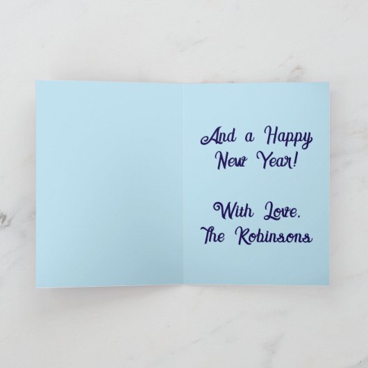 Kerstwoestijn Saguaro Cactus Holiday Kaart (Binnen)