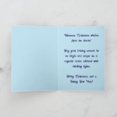 Kerstwoestijn Saguaro Cactus Holiday Kaart (Binnen)