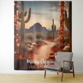 Kerstwoestijn zuidwesten vakantie foto achtergrond wandkleed (In situ)