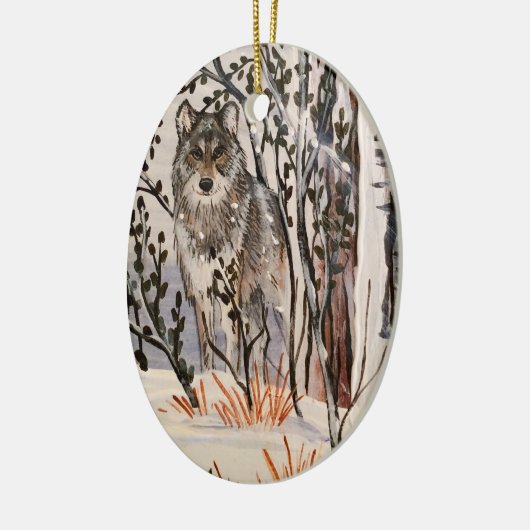 KerstWolf Ornament (Links)