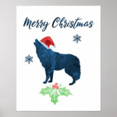 kerstwolf poster (Voorkant)