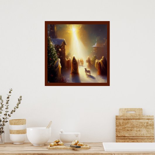 Kerstwonder 1 poster (Keuken)