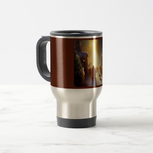 Kerstwonder 1 reisbeker (Voorkant links)