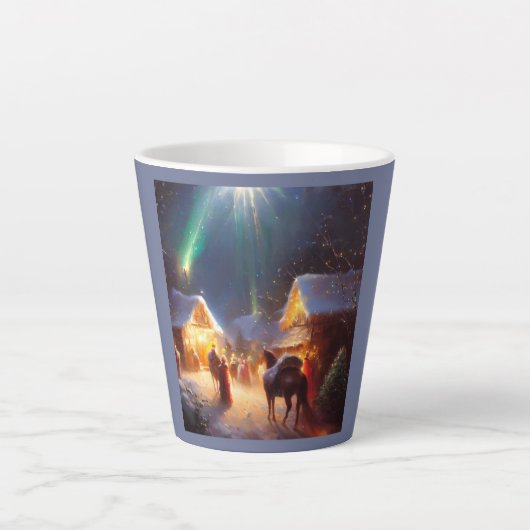 Kerstwonder 3 latte mok (Voorkant)