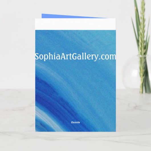 kerstwonder feestdagen kaart (Achterkant)