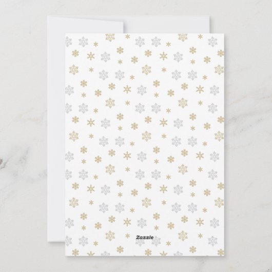 kerstwonder feestdagenkaart (Achterkant)