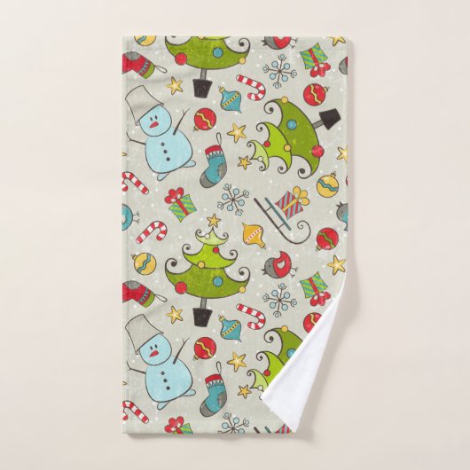 Kerstwonderland Fun Bad Handdoek (Handdoek)