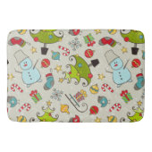 Kerstwonderland Fun Badmat (Voorkant)