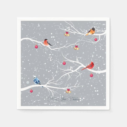 Kerstwonderland Kerstvakantie Servet (Voorkant)