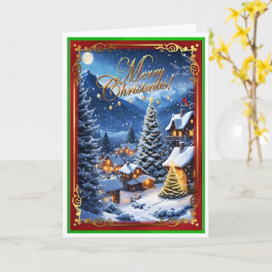 Kerstwoningen Kaart (Gele Bloem)