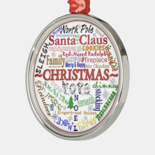 kerstwoord - Ornament (Links)