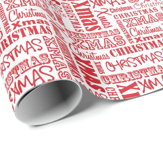 Kerstwoord — Wrapppapier (1) Cadeaupapier (Rol Hoek)