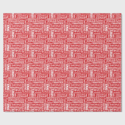 Kerstwoord — Wrapppapier (2) Cadeaupapier (Vlak)