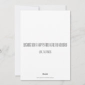 Kerstwoorden - Holidayzfordayz Feestdagenkaart (Achterkant)