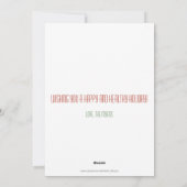 Kerstwoorden - Holidayzfordayz Feestdagenkaart (Achterkant)