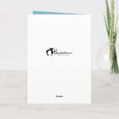 Kerstwoorden Kaart feestdag groet (Achterkant)