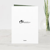 Kerstwoorden Kaart feestdag groet (Achterkant)