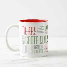 Kerstwoorden Mok - Holidayzfordayz