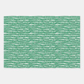 Kerstwoorden rood groen blauw papier vellen (Voorkant 2)