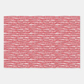 Kerstwoorden rood inpakpapier blad (Voorkant 2)